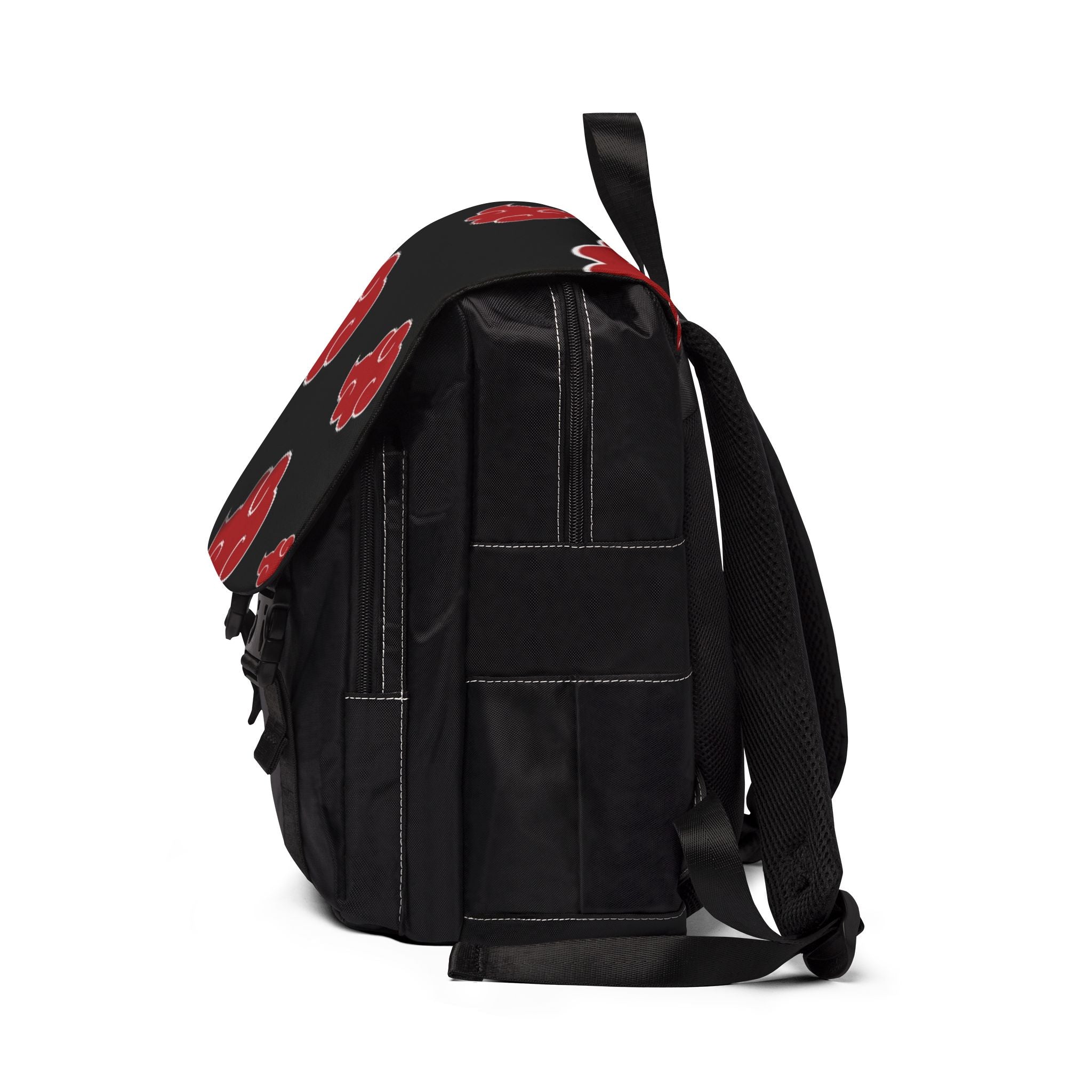 Red Clouds Anime Shoulder Backpack