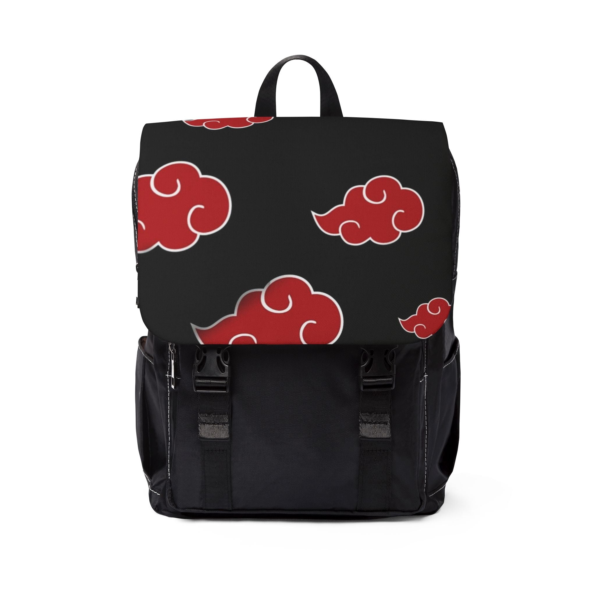 Red Clouds Anime Shoulder Backpack