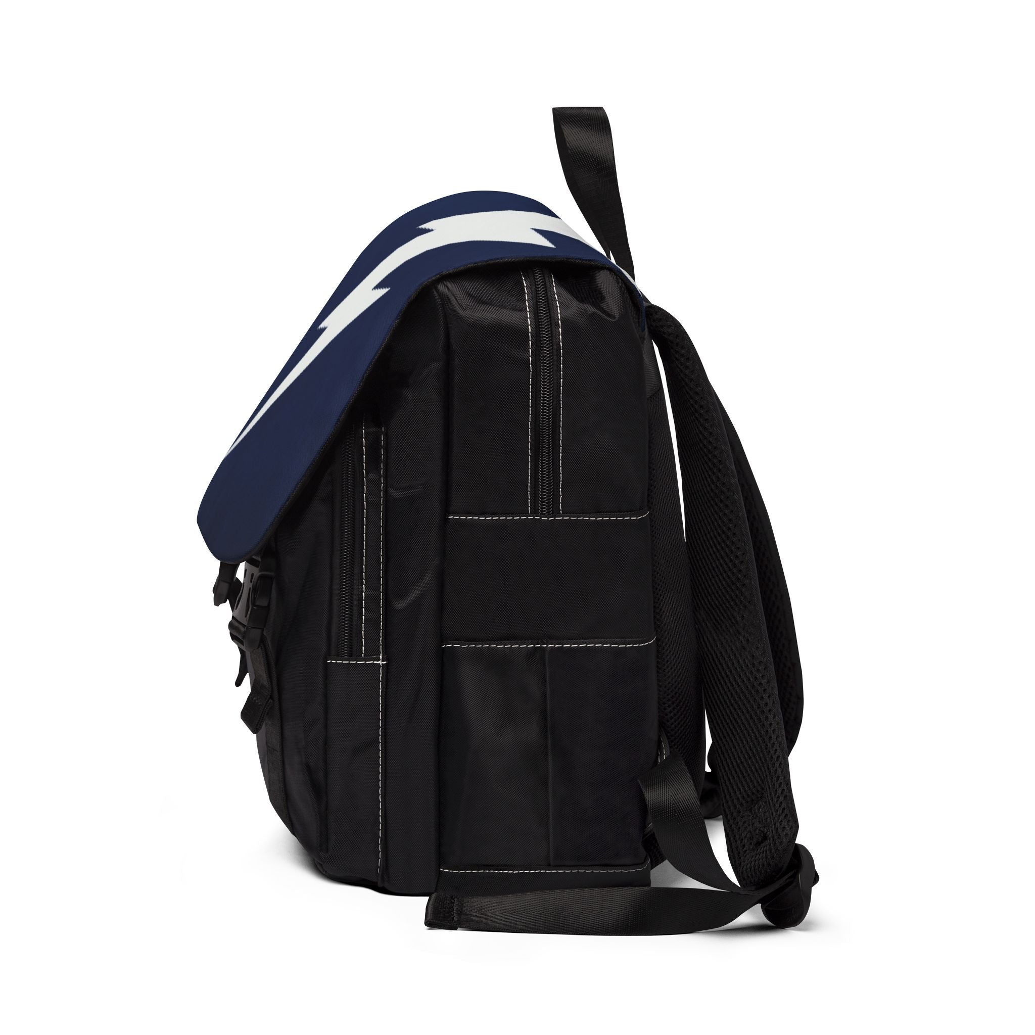 Lightning Bolt Design, Stylish Unisex Casual Shoulder Bag for Students and Travel