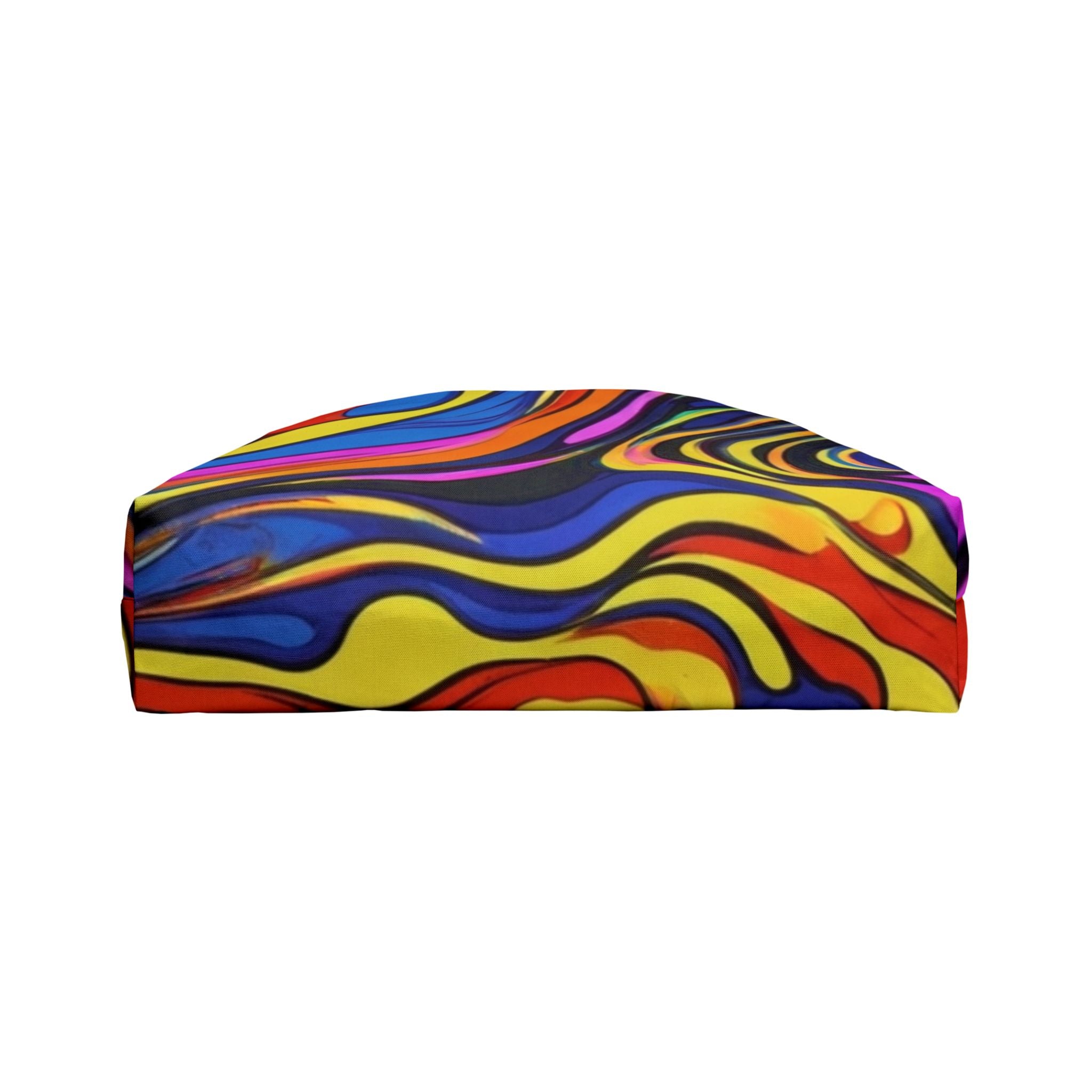 Colorful Abstract Weekender Tote Bag - Vibrant Travel Beach Gym Shopping Bag - Gift for Her