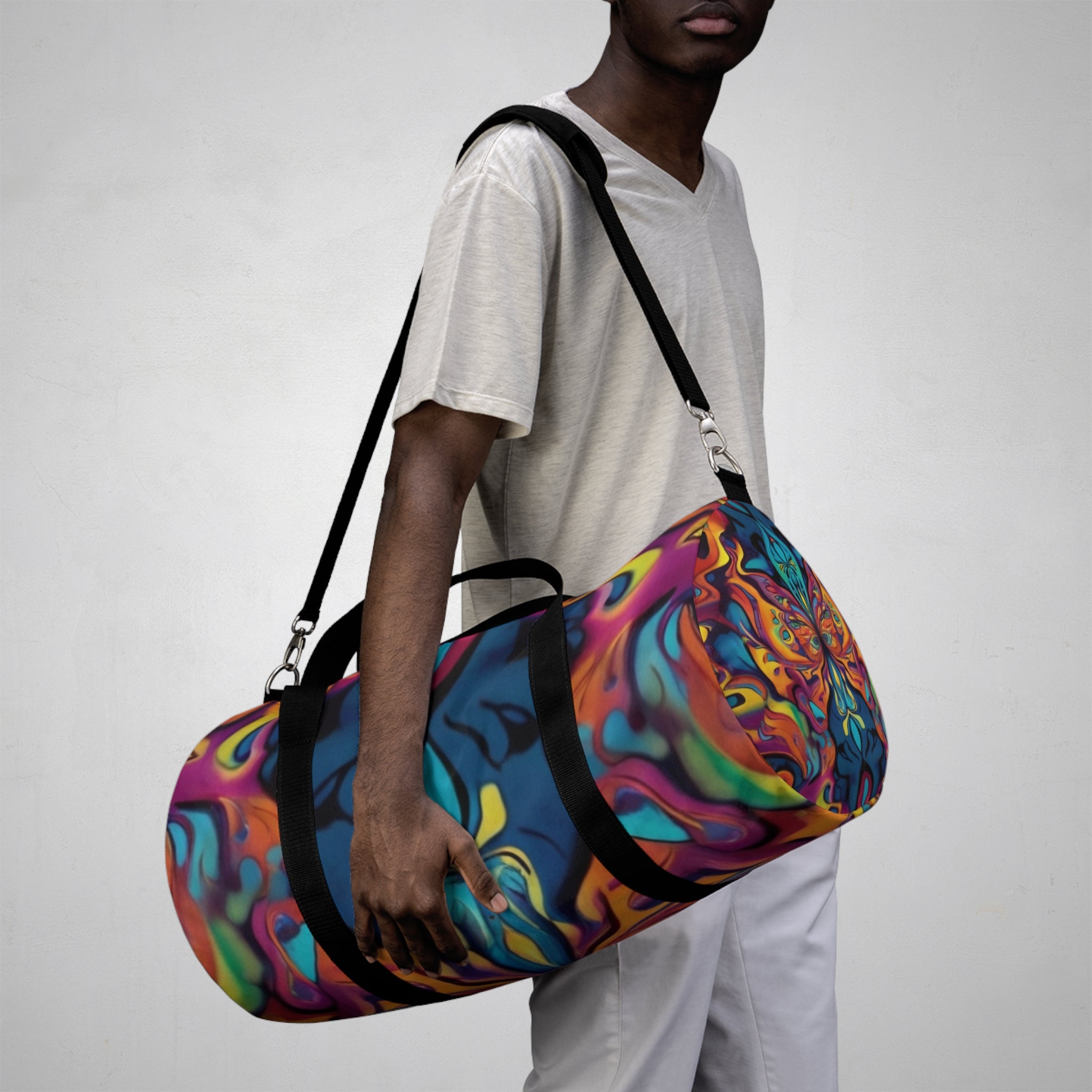 Multi-Colored Rave Duffle Bag - Exclusive At Loot Cascade