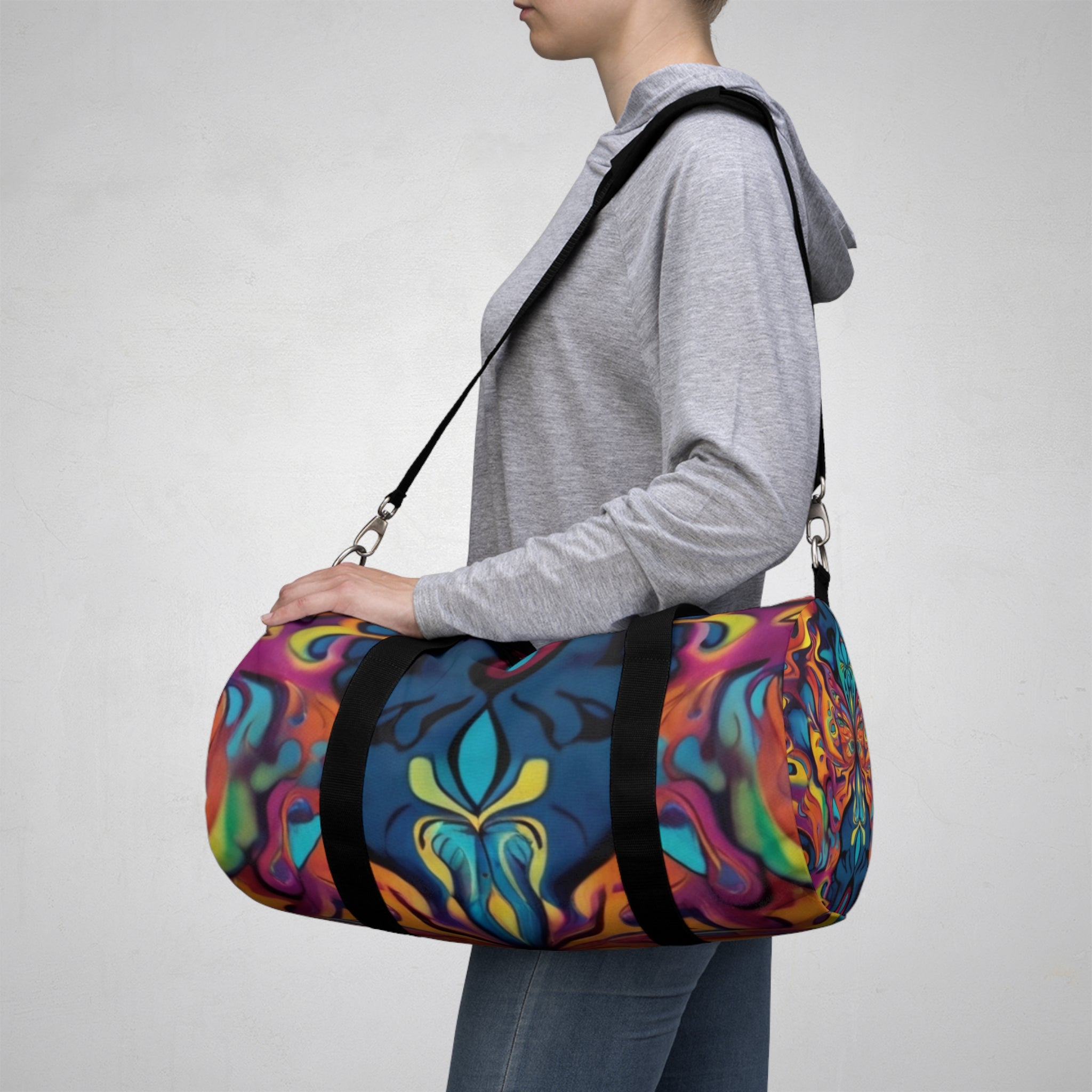 Multi-Colored Rave Duffle Bag - Exclusive At Loot Cascade