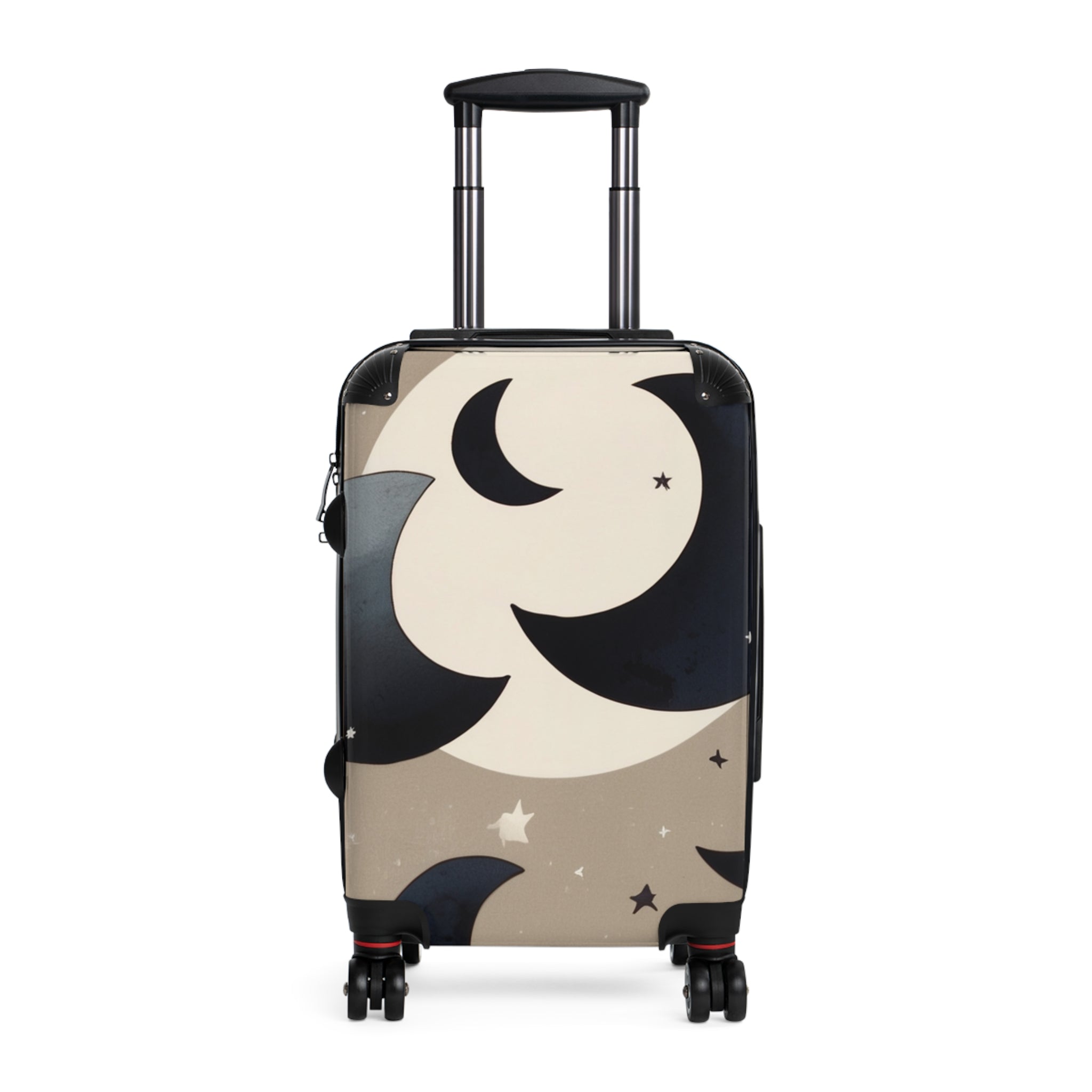 Moon Pattern Suitcase  – Bold & Vibrant, Exclusive at Loot Cascade