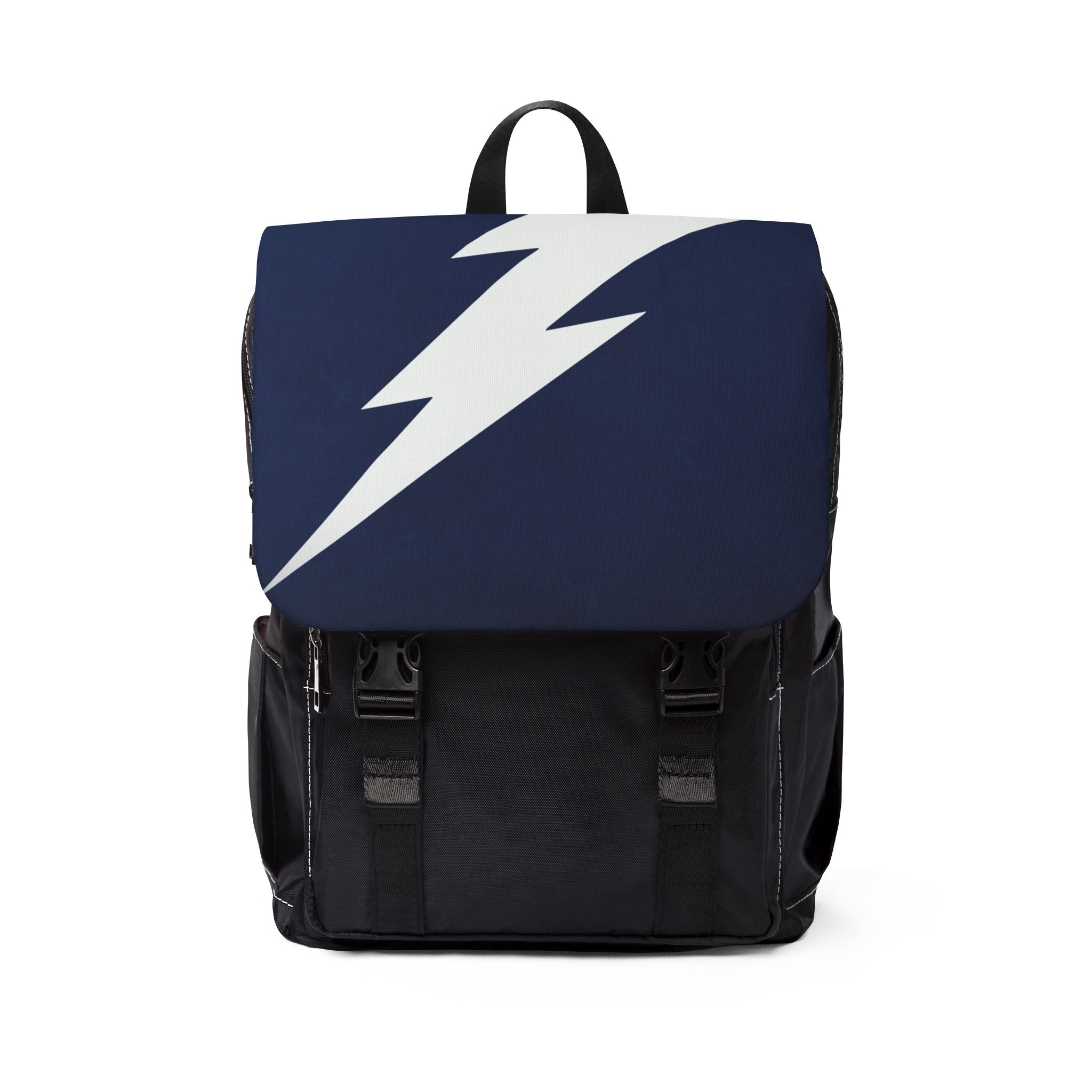 Lightning Bolt Design, Stylish Unisex Casual Shoulder Bag for Students and Travel