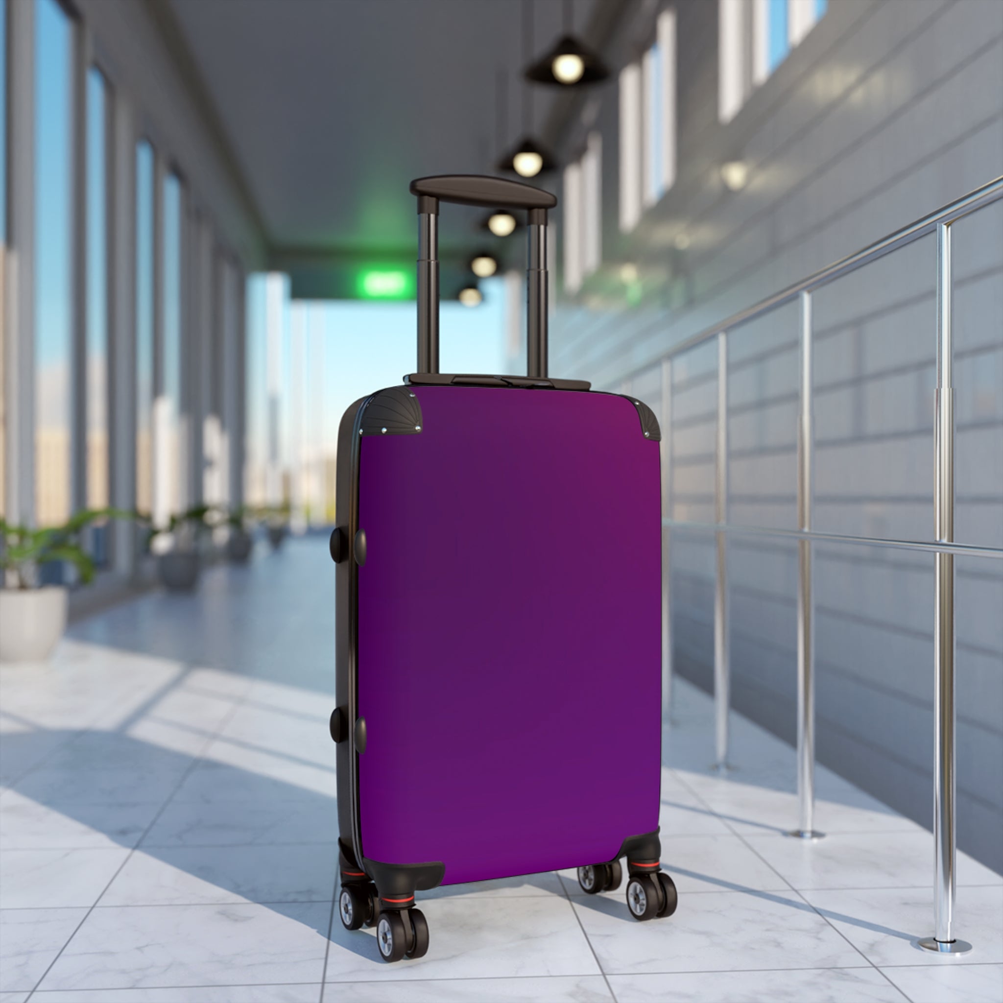 Purple, Suitcase, Stylish Suitcase for Travel, Luggage for Vacations, Trendy Carry-On, Personalized Travel Bag, Perfect Gift for Travelers