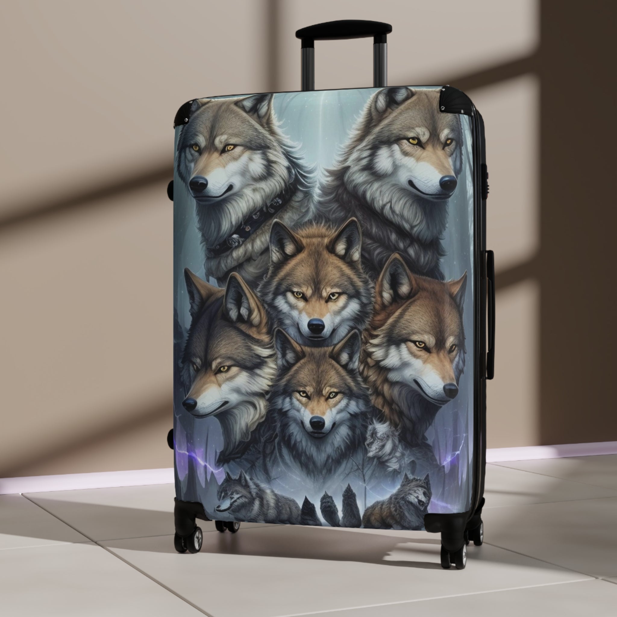 Wolf Era Design Suitcase – Bold & Vibrant, Exclusive at Loot Cascade