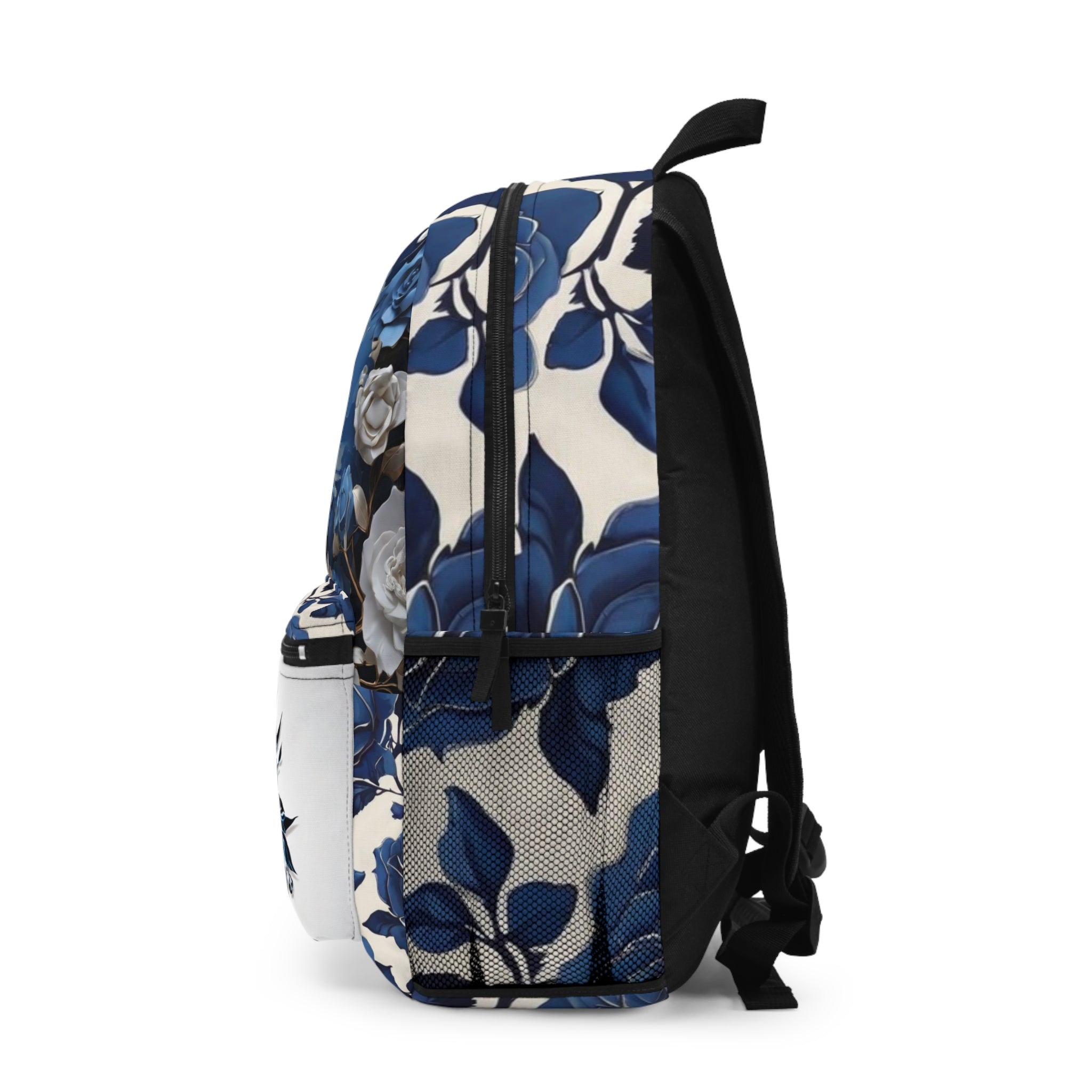 Blue Rose Wolf Backpack