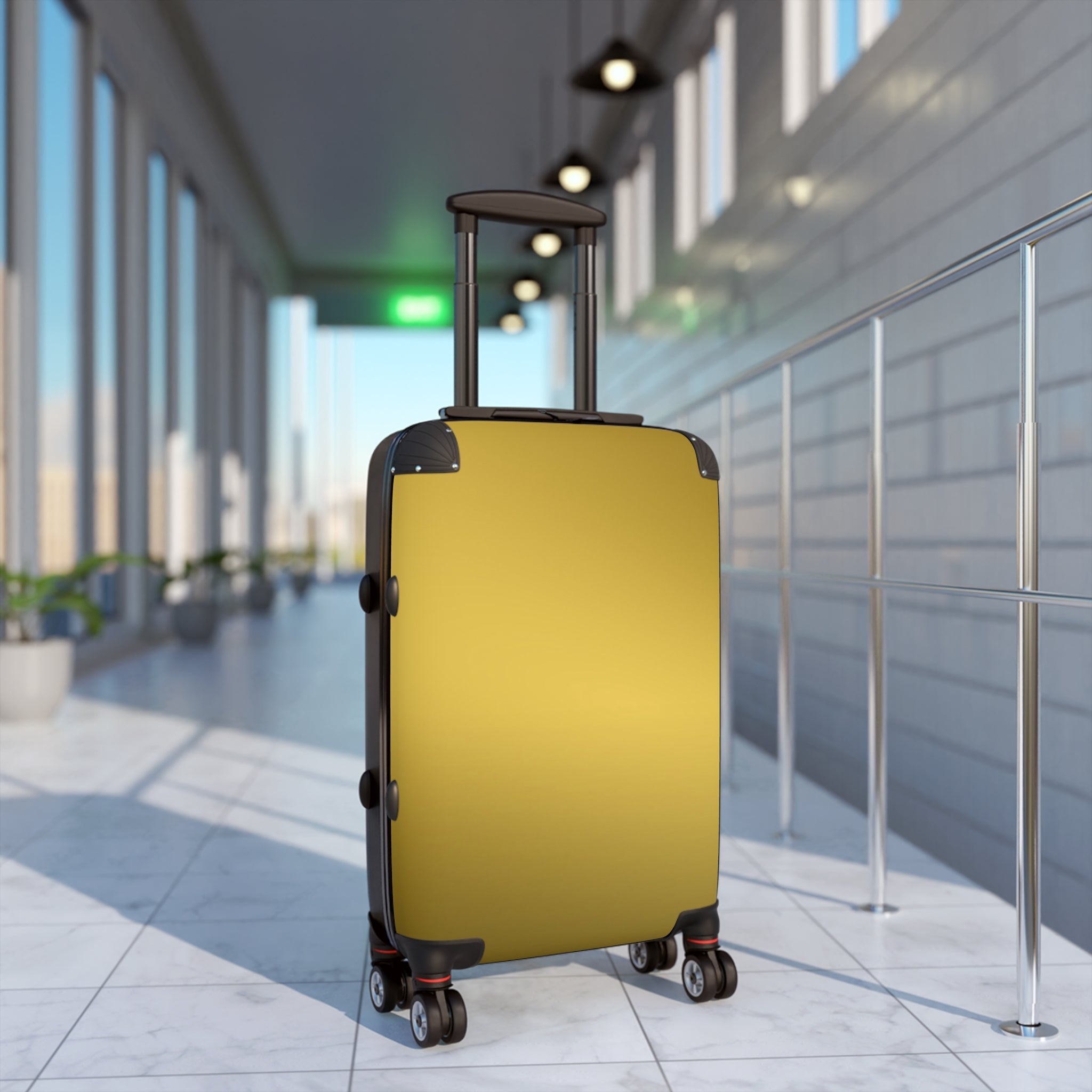 Golden Glamour Suitcases - Trendy Luggage, Stylish Travel Bags, Vacation Essentials, Summer Trips, Gift for Travelers