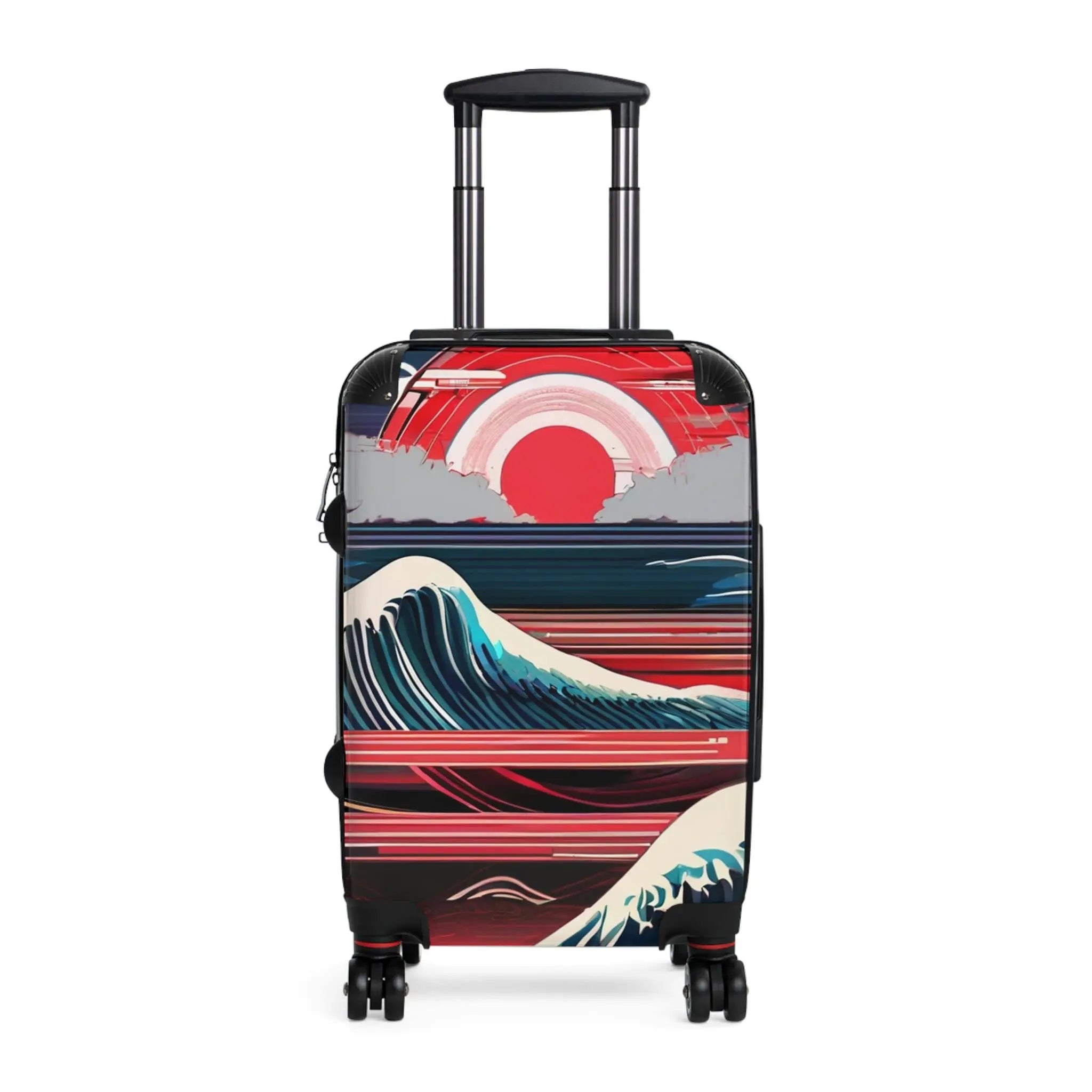 Sunset Wave Suitcase Printify