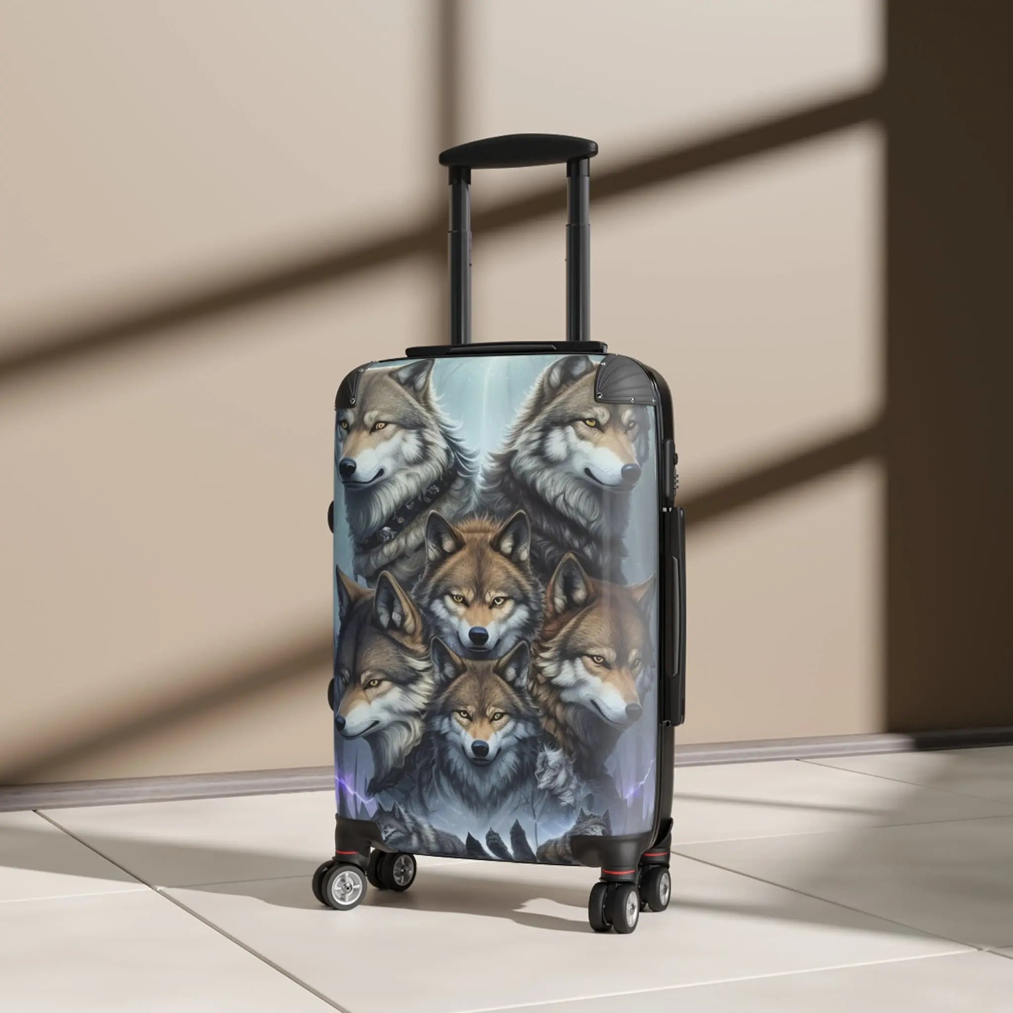 Wolf Era Design Suitcase Printify