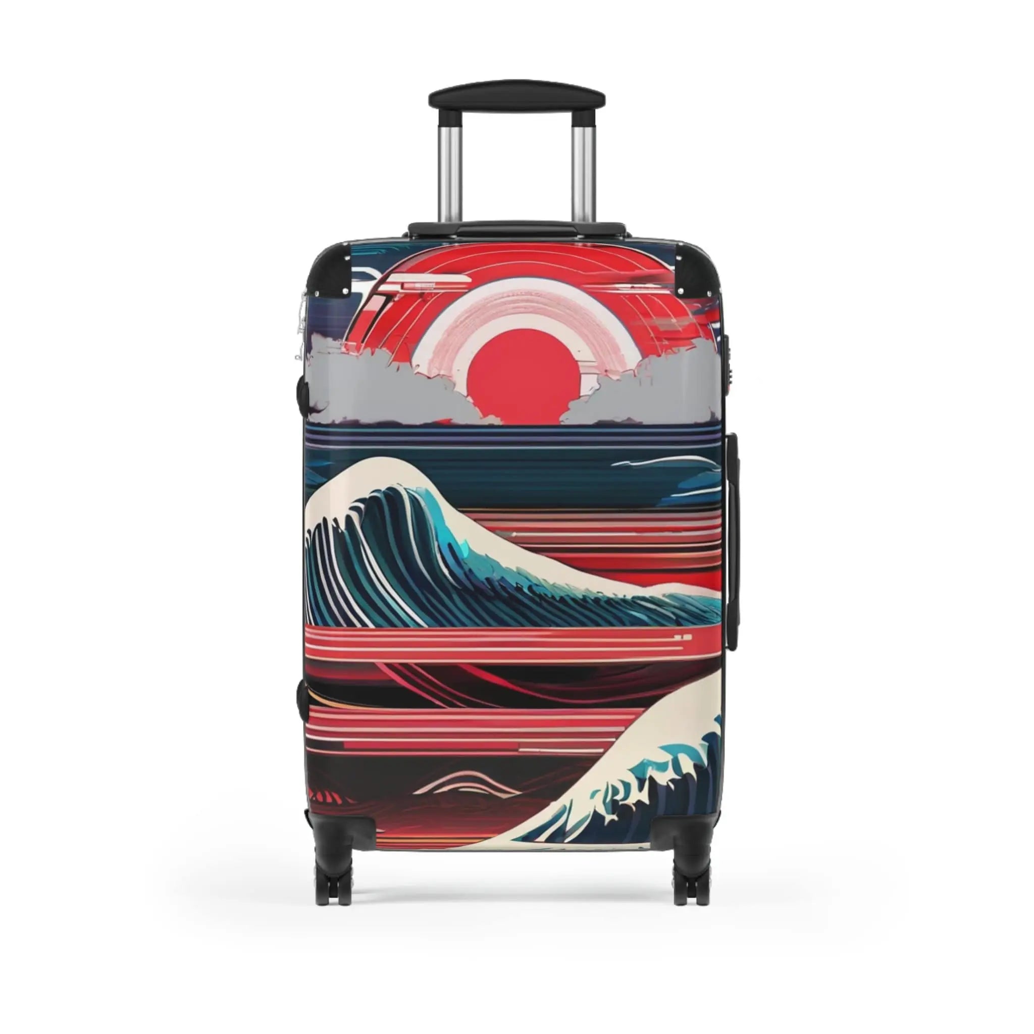 Sunset Wave Suitcase Printify