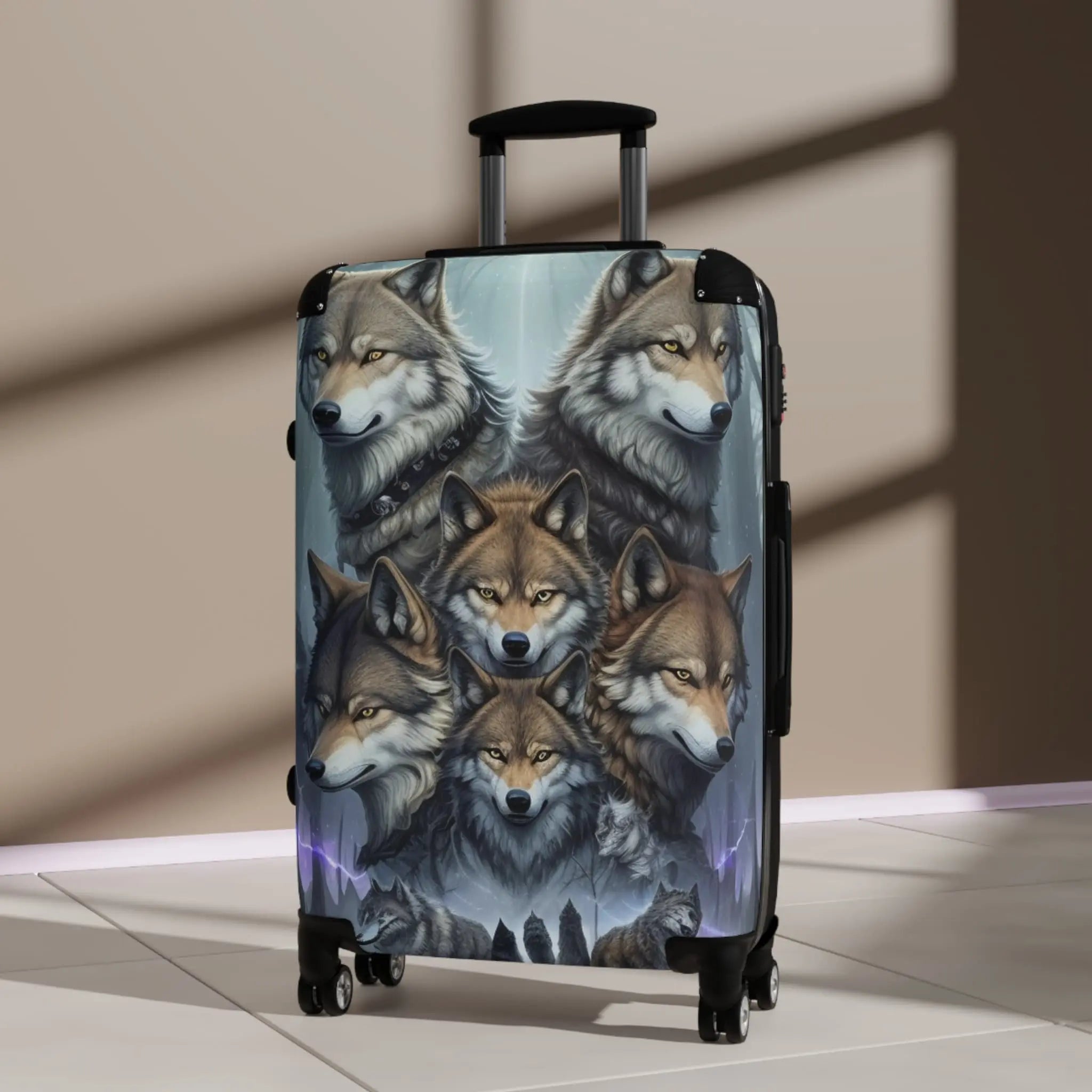 Wolf Era Design Suitcase Printify